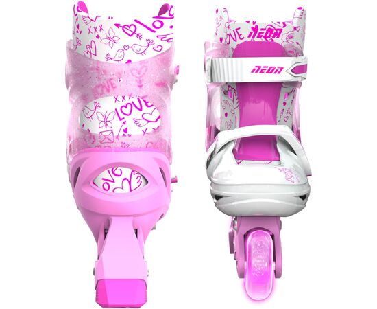 Роликовые коньки Neon Inline Pink розмір 34-37 (NT08P4), изображение 2 Роликовые коньки Neon Inline Pink розмір 34-37 (NT08P4), изображение 2
