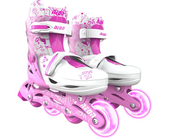 Роликові ковзани Neon Inline Pink розмір 34-37 (NT08P4)
