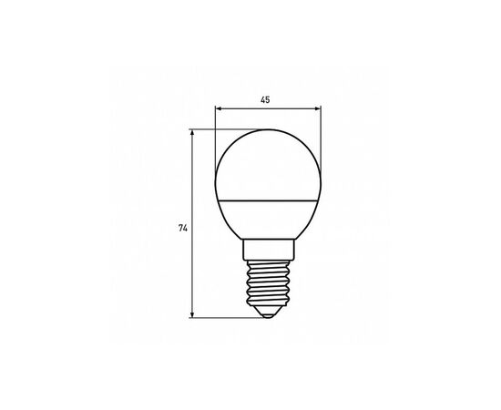Лампочка Eurolamp G45 прозрачная 5W E14 3000K (LED-G45-05143(D)clear), изображение 4 Лампочка Eurolamp G45 прозрачная 5W E14 3000K (LED-G45-05143(D)clear), изображение 4