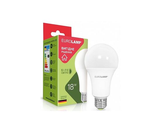 Лампочка Eurolamp А70 18W E27 4000K (LED-A70-18274(A))