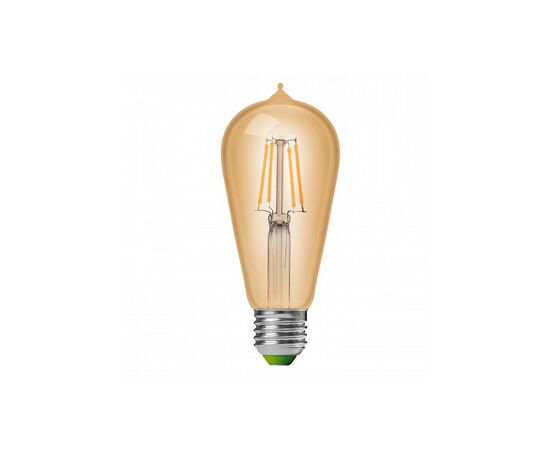 Лампочка Eurolamp ST64 7W E27 4000K (MLP-LED-ST64-07274(Amber)), изображение 2 Лампочка Eurolamp ST64 7W E27 4000K (MLP-LED-ST64-07274(Amber)), изображение 2