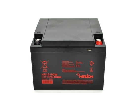 Батарея к ИБП Merlion HR12100W, 12V 28Ah (HR12100W)