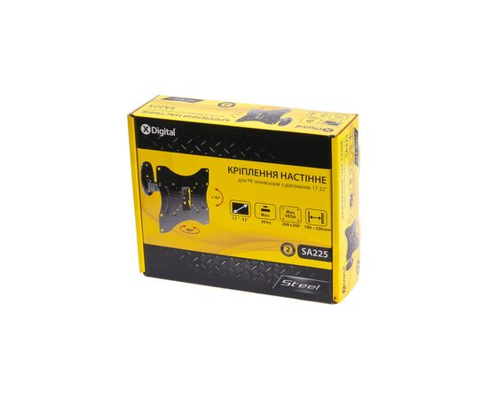 Кронштейн X-Digital STEEL SA225 Black, изображение 3 Кронштейн X-Digital STEEL SA225 Black, изображение 3