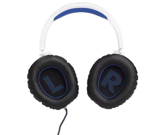 Наушники JBL Quantum 100P for PS White (JBLQ100PWHTBLU), изображение 6 Наушники JBL Quantum 100P for PS White (JBLQ100PWHTBLU), изображение 6