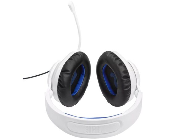 Наушники JBL Quantum 100P for PS White (JBLQ100PWHTBLU), изображение 7 Наушники JBL Quantum 100P for PS White (JBLQ100PWHTBLU), изображение 7