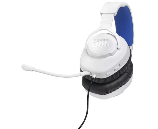 Наушники JBL Quantum 100P for PS White (JBLQ100PWHTBLU), изображение 9 Наушники JBL Quantum 100P for PS White (JBLQ100PWHTBLU), изображение 9