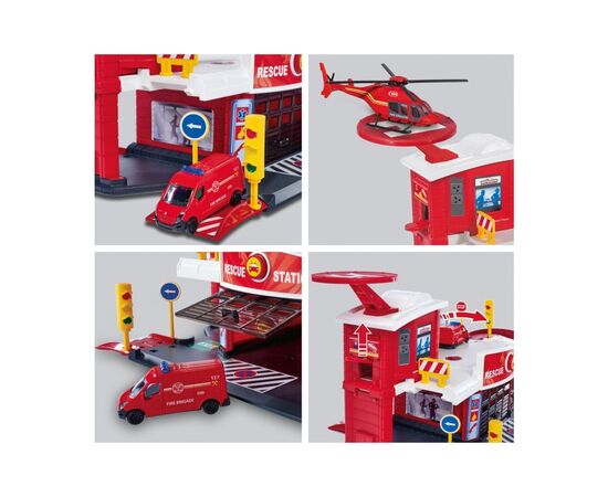 Игровой набор Majorette Креатикс. Пожарная станция,1 машинка (2050038), изображение 4 Игровой набор Majorette Креатикс. Пожарная станция,1 машинка (2050038), изображение 4