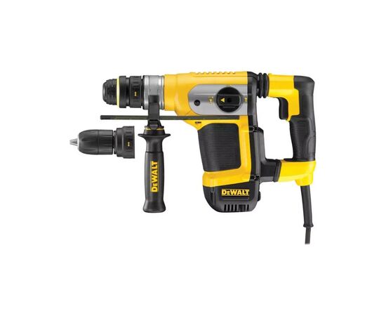 Перфоратор DeWALT SDS-Plus, 1000 Bт, 4.2 Дж, 32/100 мм, 4.3 кг, TSTAK + аксессуары (D25417KT), изображение 2 Перфоратор DeWALT SDS-Plus, 1000 Bт, 4.2 Дж, 32/100 мм, 4.3 кг, TSTAK + аксессуары (D25417KT), изображение 2