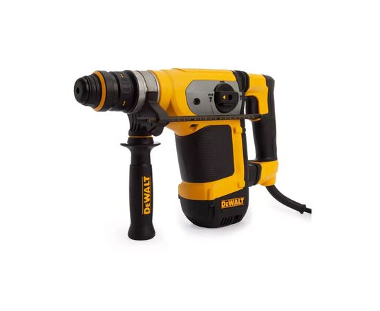 Перфоратор DeWALT SDS-Plus, 1000 Bт, 4.2 Дж, 32/100 мм, 4.3 кг, TSTAK + аксессуары (D25417KT), изображение 3 Перфоратор DeWALT SDS-Plus, 1000 Bт, 4.2 Дж, 32/100 мм, 4.3 кг, TSTAK + аксессуары (D25417KT), изображение 3