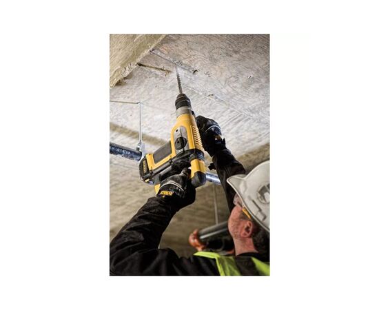 Перфоратор DeWALT SDS-Plus, 1000 Bт, 4.2 Дж, 32/100 мм, 4.3 кг, TSTAK + аксессуары (D25417KT), изображение 6 Перфоратор DeWALT SDS-Plus, 1000 Bт, 4.2 Дж, 32/100 мм, 4.3 кг, TSTAK + аксессуары (D25417KT), изображение 6