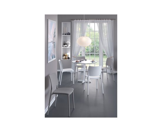 Кухонный стул PAPATYA Joy-K антрацитовый 22 (4793), изображение 2 Кухонный стул PAPATYA Joy-K антрацитовый 22 (4793), изображение 2