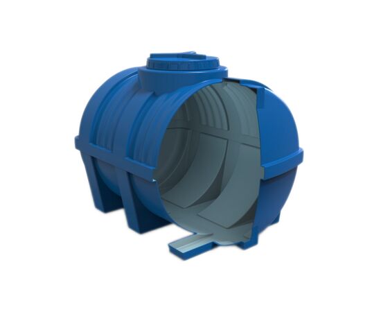 Емкость для воды Рото Європласт горизонтальная пищевая 250 л синяя (10765), изображение 3 Емкость для воды Рото Європласт горизонтальная пищевая 250 л синяя (10765), изображение 3