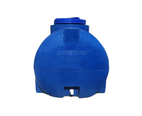 Емкость для воды Рото Європласт горизонтальная пищевая 250 л синяя (37), изображение 2 Емкость для воды Рото Європласт горизонтальная пищевая 250 л синяя (37), изображение 2