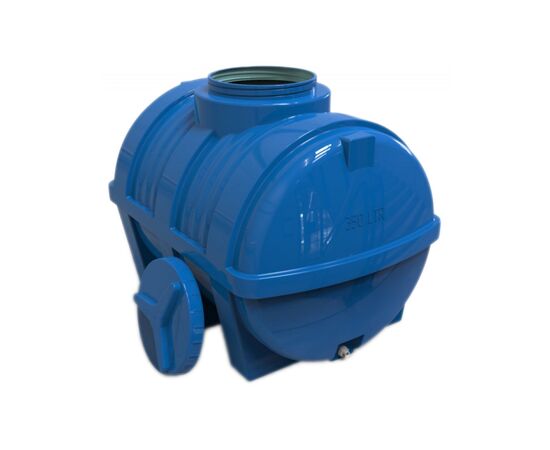 Емкость для воды Рото Європласт горизонтальная пищевая 350 л синяя (10766), изображение 2 Емкость для воды Рото Європласт горизонтальная пищевая 350 л синяя (10766), изображение 2