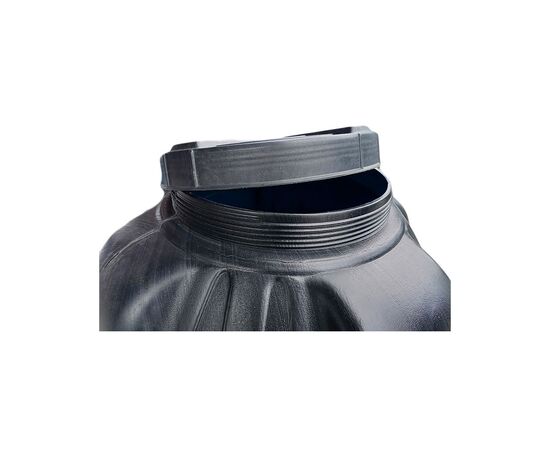 Ємність для води Пласт Бак вертикальна не харчова 1000 л вузька чорна видувна (5939), зображення 2 Ємність для води Пласт Бак вертикальна не харчова 1000 л вузька чорна видувна (5939), зображення 2