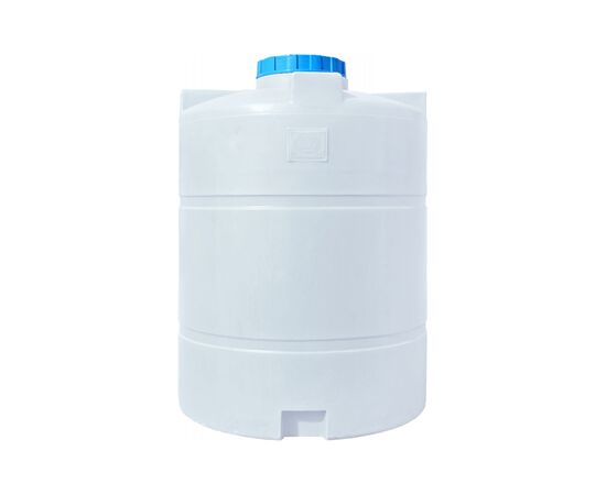 Емкость для воды Пласт Бак вертикальная пищевая 2000 л белая (778), изображение 2 Емкость для воды Пласт Бак вертикальная пищевая 2000 л белая (778), изображение 2