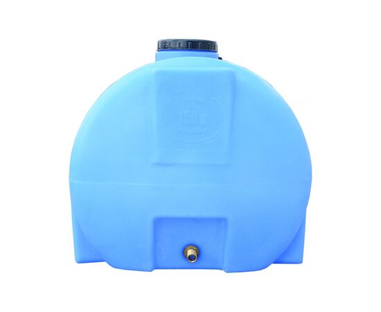 Ємність для води Пласт Бак горизонтальна харчова 300 л синя (12464), зображення 2 Ємність для води Пласт Бак горизонтальна харчова 300 л синя (12464), зображення 2