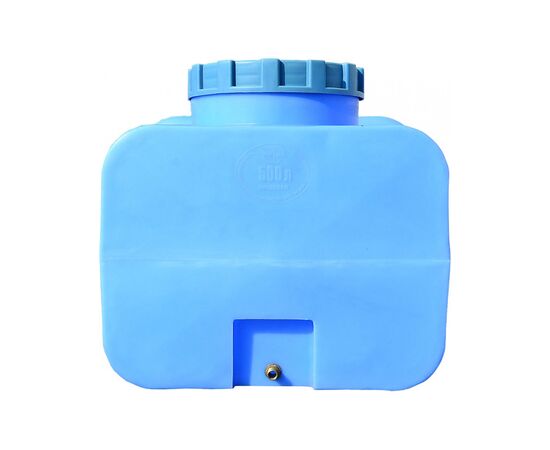 Ємність для води Пласт Бак квадратна харчова 500 л прямокутна синя (12457), зображення 2 Ємність для води Пласт Бак квадратна харчова 500 л прямокутна синя (12457), зображення 2