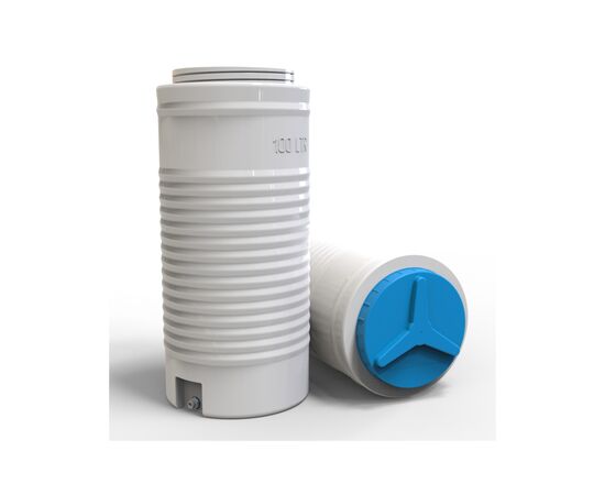 Емкость для воды Євро Пласт вертикальная пищевая 100 л узкая белая (12934), изображение 4 Емкость для воды Євро Пласт вертикальная пищевая 100 л узкая белая (12934), изображение 4