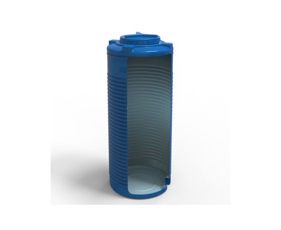 Емкость для воды Євро Пласт вертикальная пищевая 300 л узкая синяя (12914), изображение 4 Емкость для воды Євро Пласт вертикальная пищевая 300 л узкая синяя (12914), изображение 4