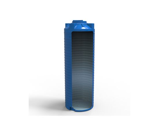 Емкость для воды Євро Пласт вертикальная пищевая 1000 л узкая синяя (2157), изображение 4 Емкость для воды Євро Пласт вертикальная пищевая 1000 л узкая синяя (2157), изображение 4