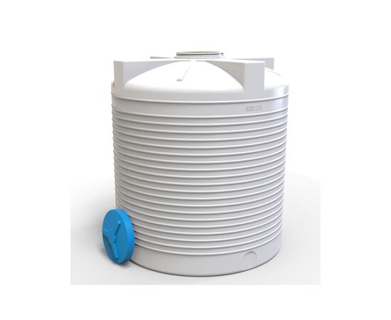 Ємність для води Євро Пласт вертикальна харчова 5000 л біла (12910), зображення 2 Ємність для води Євро Пласт вертикальна харчова 5000 л біла (12910), зображення 2