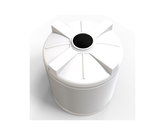 Ємність для води Євро Пласт вертикальна харчова 5000 л біла (12910), зображення 3 Ємність для води Євро Пласт вертикальна харчова 5000 л біла (12910), зображення 3