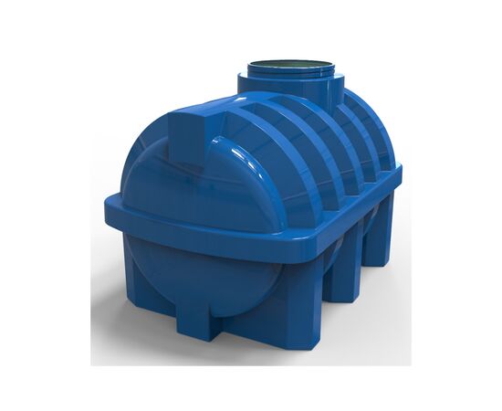 Емкость для воды Євро Пласт горизонтальная пищевая 500 л ребро синяя (1447), изображение 2 Емкость для воды Євро Пласт горизонтальная пищевая 500 л ребро синяя (1447), изображение 2