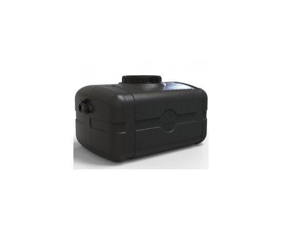 Емкость для воды Євро Пласт квадратная не пищевая 105 л прямоугольная черная выдувная (13171), изображение 3