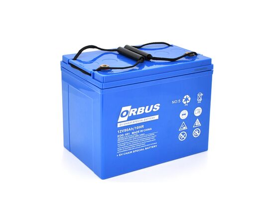 Батарея к ИБП Orbus EN-12-80 GEL 12V 80 Ah (EN-12-80)