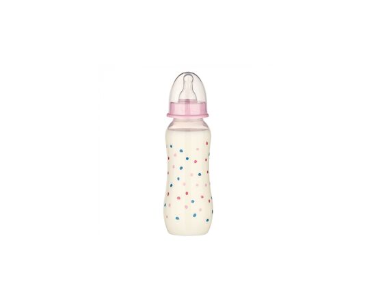 Пляшечка для годування Baby-Nova Droplets, 240 мл, Рожева (3960075)