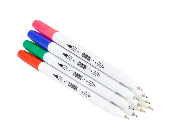 Фломастеры Maxi кисточки BRUSH-TIPPED + лайнеры 2в1, 12 цветов, линия 0,4-6 мм (MX15239), изображение 3 Фломастеры Maxi кисточки BRUSH-TIPPED + лайнеры 2в1, 12 цветов, линия 0,4-6 мм (MX15239), изображение 3