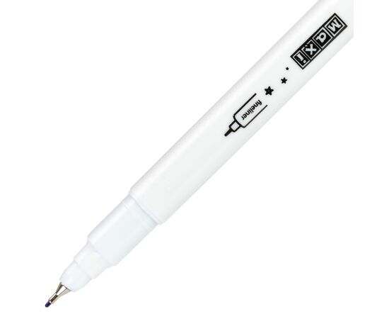 Фломастеры Maxi кисточки BRUSH-TIPPED + лайнеры 2в1, 12 цветов, линия 0,4-6 мм (MX15239), изображение 4 Фломастеры Maxi кисточки BRUSH-TIPPED + лайнеры 2в1, 12 цветов, линия 0,4-6 мм (MX15239), изображение 4