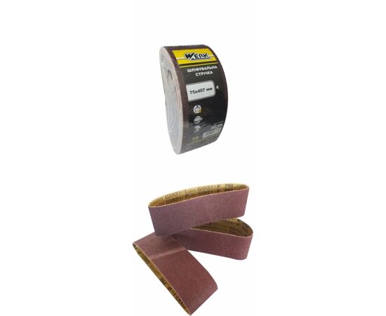 Наждачная бумага Werk лента - 75х457мм, к60, н-р 10шт (36690), изображение 2 Наждачная бумага Werk лента - 75х457мм, к60, н-р 10шт (36690), изображение 2