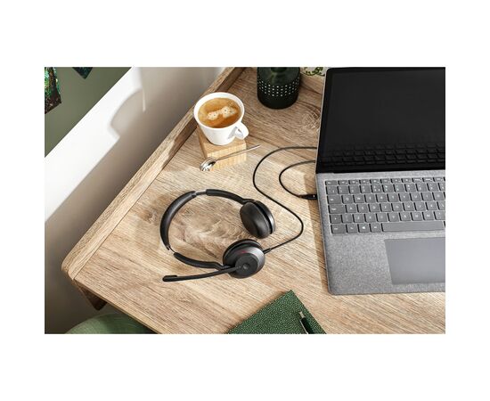 Наушники Jabra Evolve2 30 USB-C MS Stereo (23089-999-879), изображение 5 Наушники Jabra Evolve2 30 USB-C MS Stereo (23089-999-879), изображение 5