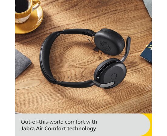 Наушники Jabra Evolve2 65 Flex Link380a MS Stereo (26699-999-999), изображение 7 Наушники Jabra Evolve2 65 Flex Link380a MS Stereo (26699-999-999), изображение 7