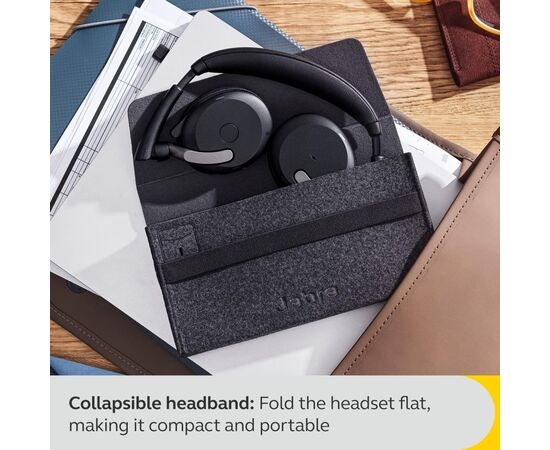 Наушники Jabra Evolve2 65 Flex Link380a MS Stereo (26699-999-999), изображение 8 Наушники Jabra Evolve2 65 Flex Link380a MS Stereo (26699-999-999), изображение 8