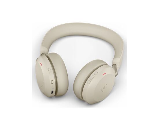 Наушники Jabra Evolve2 75 MS Stereo USB-A Biege (27599-999-998), изображение 5 Наушники Jabra Evolve2 75 MS Stereo USB-A Biege (27599-999-998), изображение 5