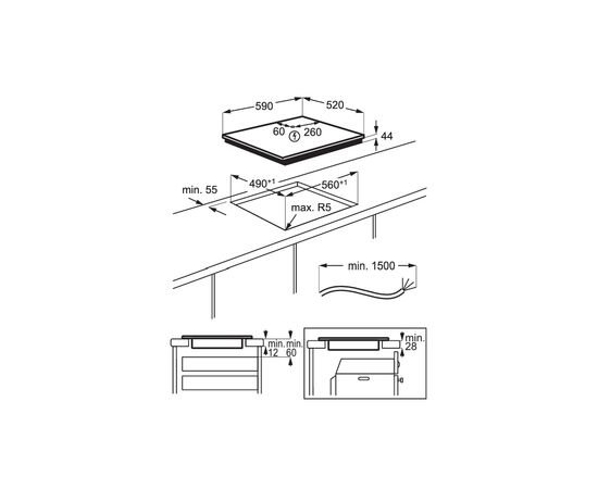 Варочная поверхность Electrolux EIV654, изображение 10