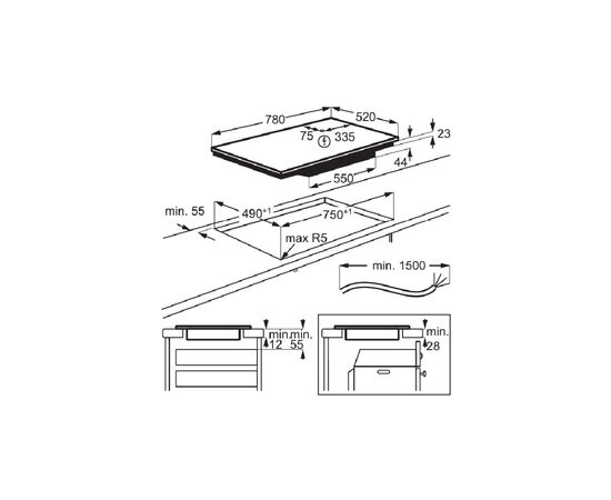 Варочная поверхность Electrolux EIV84550, изображение 9 Варочная поверхность Electrolux EIV84550, изображение 9