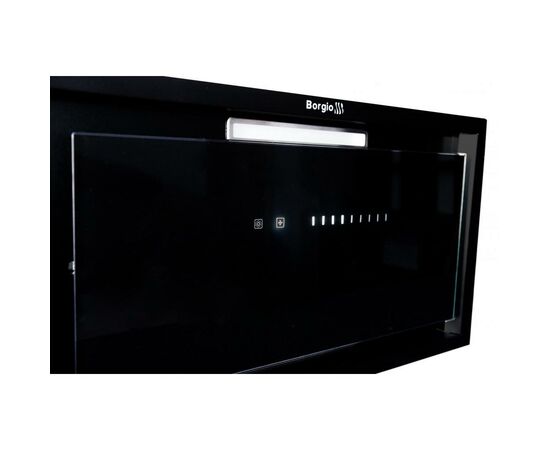 Вытяжка кухонная Borgio BIT-BOX full glass 60 black, изображение 2 Вытяжка кухонная Borgio BIT-BOX full glass 60 black, изображение 2
