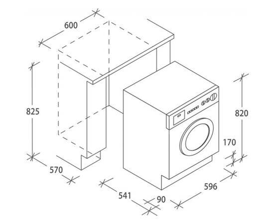 Пральна машина Candy CBDO485TWME/1-S, зображення 3 Пральна машина Candy CBDO485TWME/1-S, зображення 3