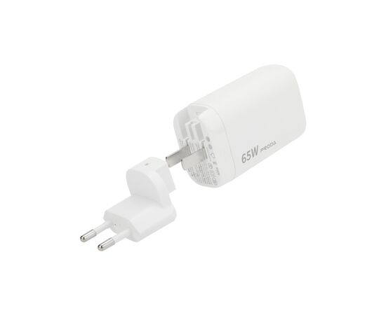 Зарядное устройство Proda Xinrui A39 Quick Charger 65W USB (PD-A39-WHT), изображение 4 Зарядное устройство Proda Xinrui A39 Quick Charger 65W USB (PD-A39-WHT), изображение 4