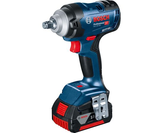 Гайковерт Bosch GDS 18V-400, 2x5Ah, 400 Нм, 0-2500 об/хв, кейс, зажим квадрат, 1.87 кг (0.601.9K0.020), изображение 6 Гайковерт Bosch GDS 18V-400, 2x5Ah, 400 Нм, 0-2500 об/хв, кейс, зажим квадрат, 1.87 кг (0.601.9K0.020), изображение 6