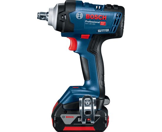 Гайковерт Bosch GDS 18V-400, 2x5Ah, 400 Нм, 0-2500 об/хв, кейс, зажим квадрат, 1.87 кг (0.601.9K0.020), изображение 8 Гайковерт Bosch GDS 18V-400, 2x5Ah, 400 Нм, 0-2500 об/хв, кейс, зажим квадрат, 1.87 кг (0.601.9K0.020), изображение 8