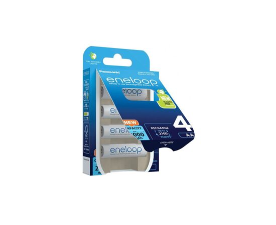 Аккумулятор Panasonic Eneloop AA 2000mAh NI-MH * 4 (BK-3MCDE/4BE), изображение 2 Аккумулятор Panasonic Eneloop AA 2000mAh NI-MH * 4 (BK-3MCDE/4BE), изображение 2