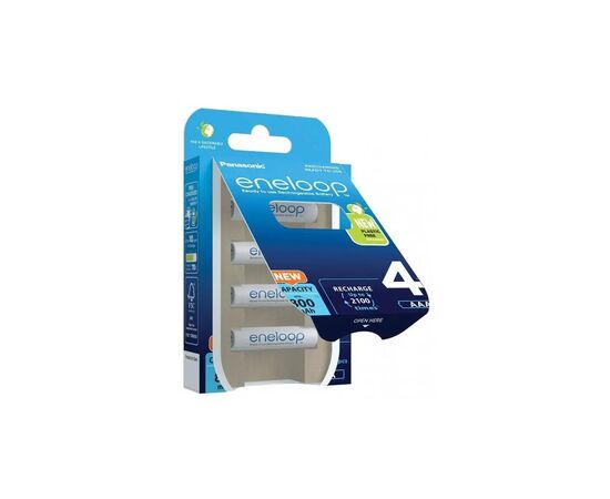 Аккумулятор Panasonic Eneloop AAA 800mAh NI-MH * 4 (BK-4MCDE/4BE), изображение 4 Аккумулятор Panasonic Eneloop AAA 800mAh NI-MH * 4 (BK-4MCDE/4BE), изображение 4