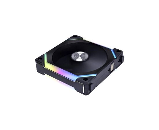 Кулер до корпусу Lian Li Uni Fan SL V2, 140mm, Single, Black (G99.14SLV21B.00), зображення 3 Кулер до корпусу Lian Li Uni Fan SL V2, 140mm, Single, Black (G99.14SLV21B.00), зображення 3