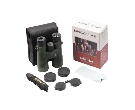 Бинокль Comet W13 10x42A waterproof в чохлі Зелений (W13-1042A), изображение 7 Бинокль Comet W13 10x42A waterproof в чохлі Зелений (W13-1042A), изображение 7