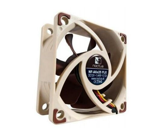 Кулер для корпуса Noctua NF-A6x25 FLX, изображение 2 Кулер для корпуса Noctua NF-A6x25 FLX, изображение 2
